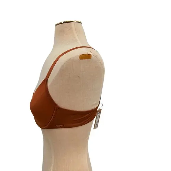 Skims No Show Molded Unlined Demi Bra Bronze Underwire NWT Size 36A - Picture 4 of 11